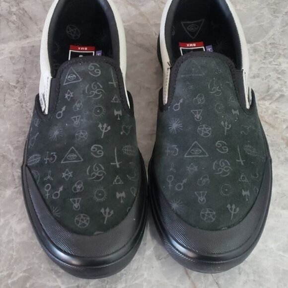 New Vans BMX Slip‎ On Cult Black Grey Sneakers - Picture 4 of 11